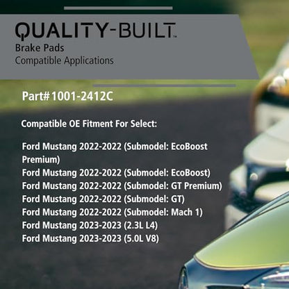 Rear Ceramic Brake Pads