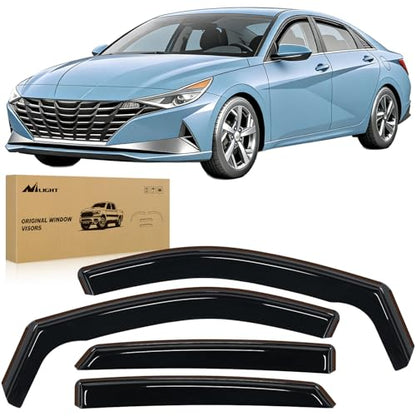 in Channel Rain Guards for Hyundai Elantra 2021