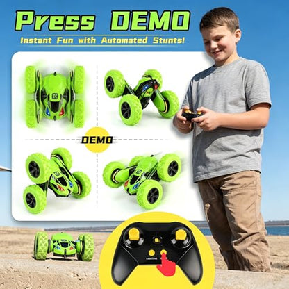 Remote Control Flip Stunt Car Double Sided Driving Toys Gifts