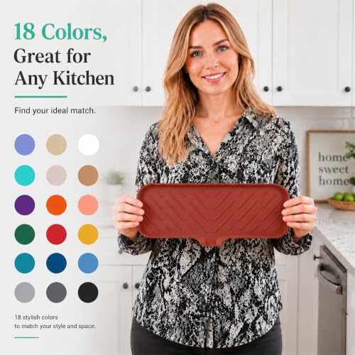 Silicone Soap Dish with Drain Spout