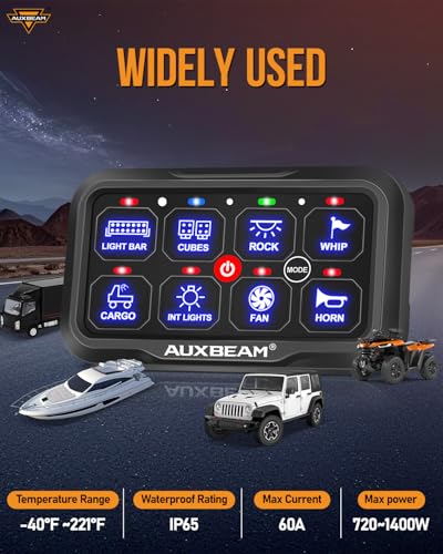 8 Gang Switch Panel Bluetooth RGB AC