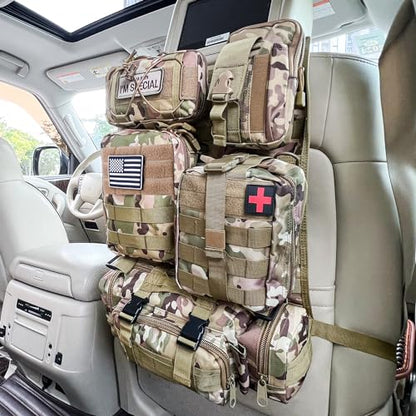 Tactical Vehicle Seat Back Organizer (59.9657 Ounce)