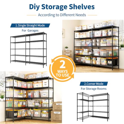 70" W Storage Shelves