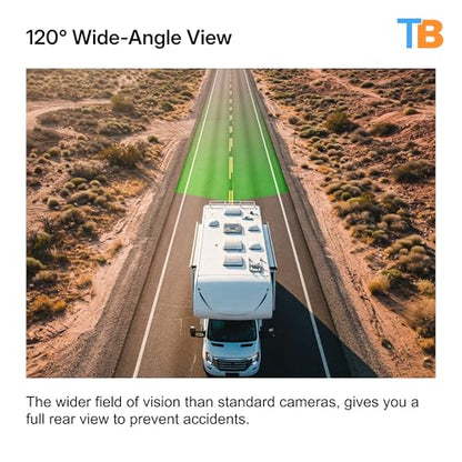 7” HD License Plate Backup Camera with a Monitor