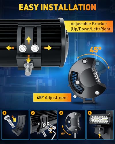 7 Inch LED Light Bar (2 Count)