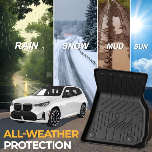 Floor Mats for 2025 2026 BMW X3 Accessories