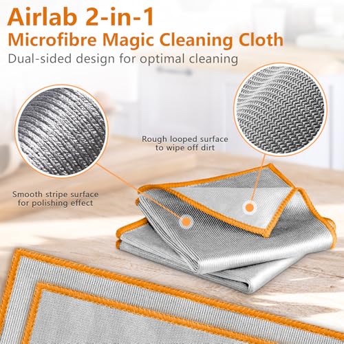 Glass Polishing Streak Free Miracle Cleaning Cloth (6 Count)
