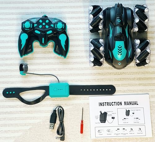 Gesture Sensing RC Stunt Car with Light