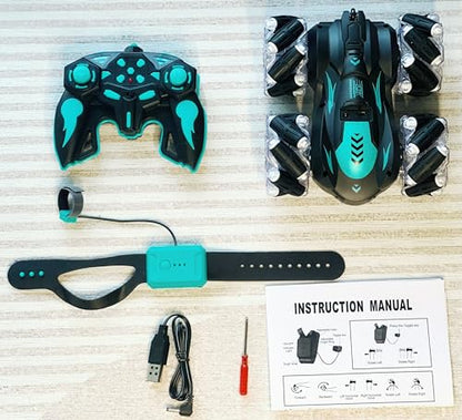 Gesture Sensing RC Stunt Car with Light