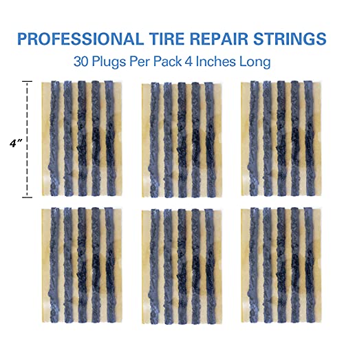 30 pcs 4" Black Tire Repair Strings Tire Repair Plugs