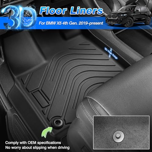 Floor Mats and Cargo Liner Fit for BMW X5 2019