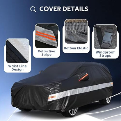 10 Layers SUV Car Cover Custom Fit for Ford Bronco 4 Door