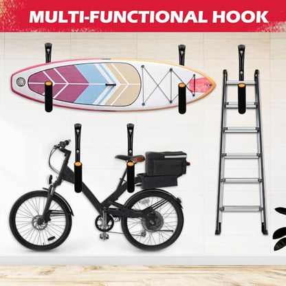 4 Piece 15" 100 Lbs Heavy Duty Garage Storage Hooks (4 Count)