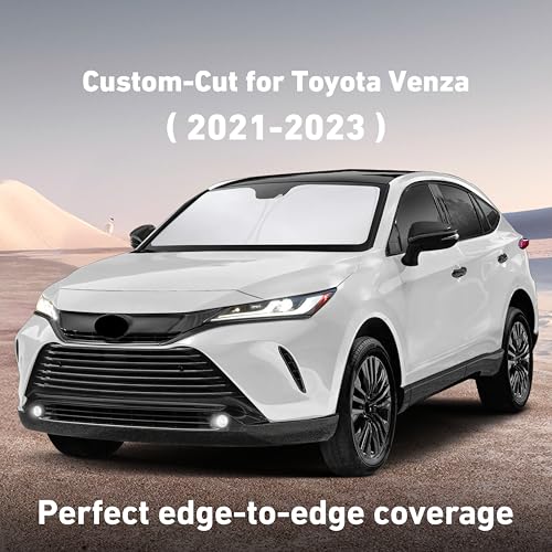 Windshield Sunshade Compatible for Toyota Venza 2021 2022 2023 2024