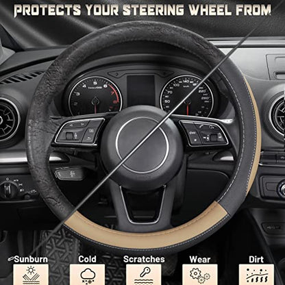 Car Steering Wheel Cover for Prius Civic Model 3
