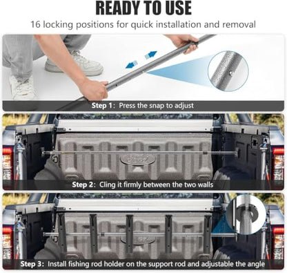 Inshore Rod Holder for Truck Bed (5 Count)