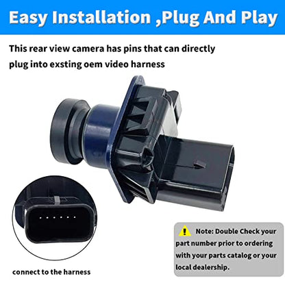 Rear View Back Up Camera Backup Camera Compatible with 2010 2011 2012 Ford Taurus Reverse Park Assist Camera Replaces AG1T