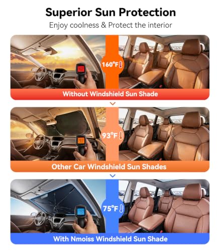 Vinyl Coating Heat Shield] Windshield Sun Shade Umbrella Custom for MDX