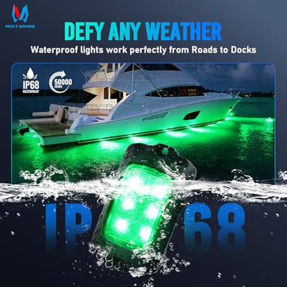 Q1 RGBW 12 Pod Rock Lights for Trucks with App & Remote Control (12 Count)