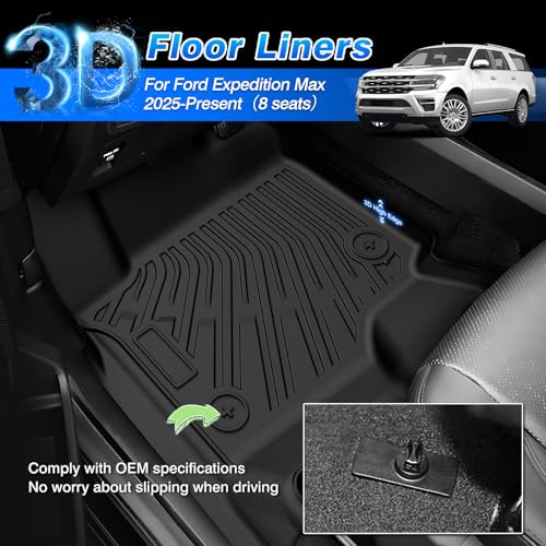 Floor Mats for Ford Expedition Max 2025 2026