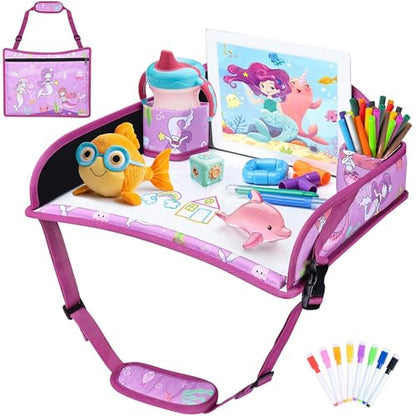 Toddler Car Seat Travel Tray FOR Road Trip Activities