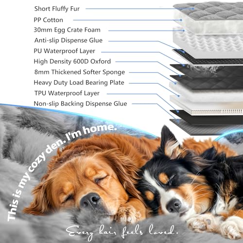 Truck Hard Bottom Dog Back Seat Cover with Egg Crate Foam Bed
