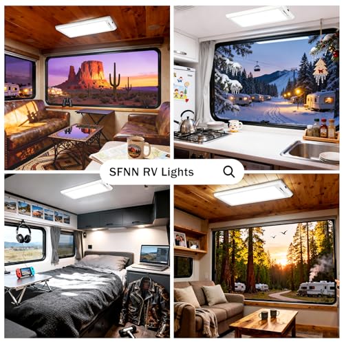 4 Pack 12 in RV LED Interior Lights (4 Count)
