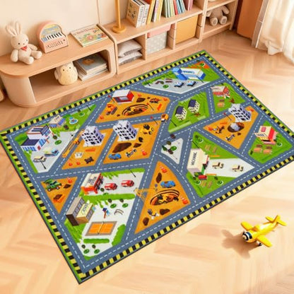 Kids Carpet Playmat Rug (14.87 Sq Ft)
