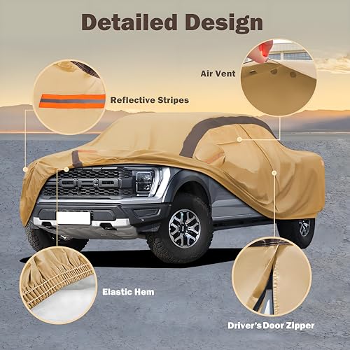 Car Cover Waterproof All Weather Compatible with Ford F150