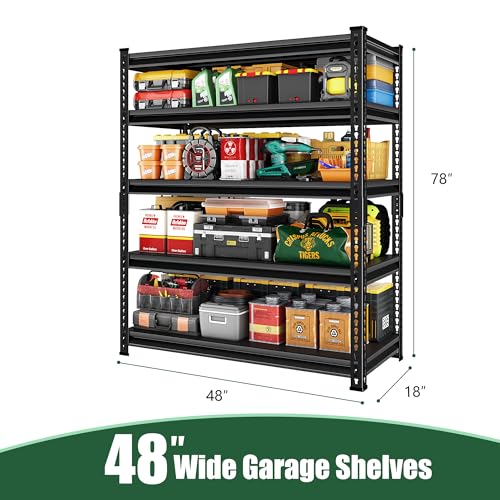 48" W Garage Shelving Heavy Duty