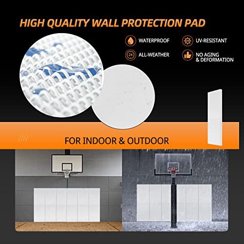 4 Pack Wall Protection Pads 2" Thick Foam Wall Padding