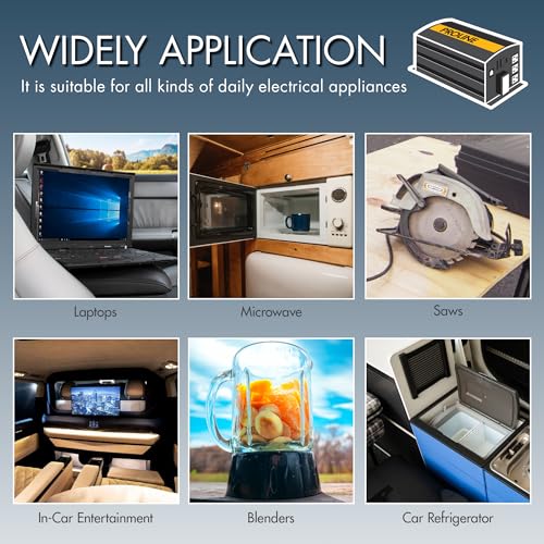 EL3744 12V 5000 Watt Power Inverter with Remote Control