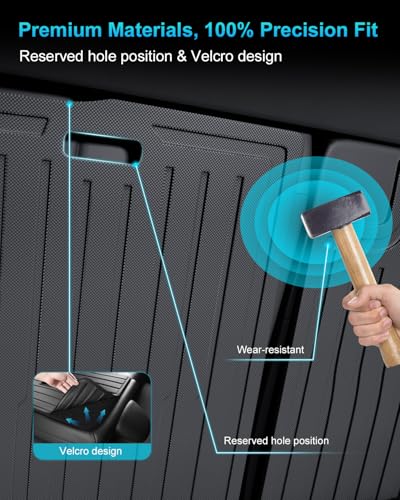 2nd Row Seatback Protector Compatible with Tesla Model 3 2018