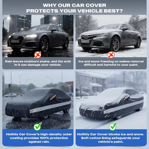 10 Layers Car Cover Custom Fit for Chevrolet Chevy Cruze Sedan