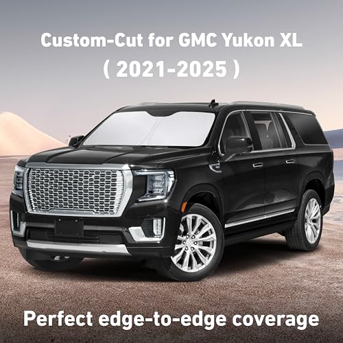 Windshield Sunshade Compatible for GMC YukonXL 2021