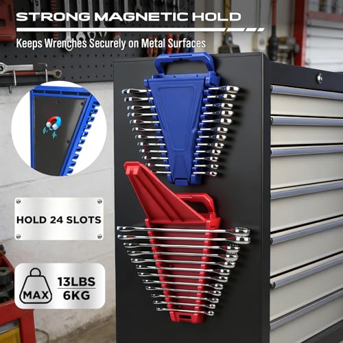 8 Piece Magnetic Socket and Wrench Organizer Set (8 Count)