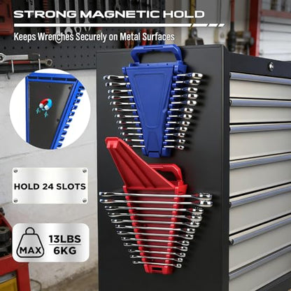 8 Piece Magnetic Socket and Wrench Organizer Set (8 Count)