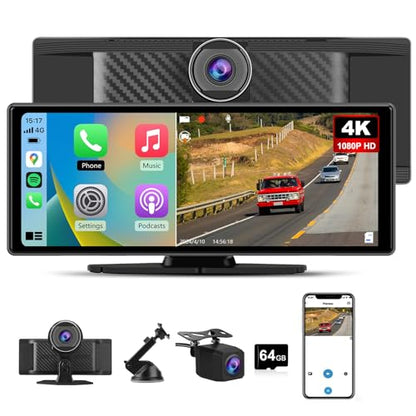 10.26" Carplay Screen for Car Portable