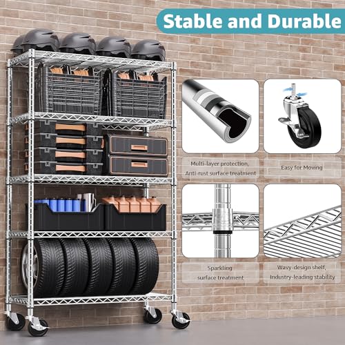 5 Shelf Storage Shelves