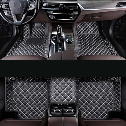 Car Floor Mat Fit 99% Sedans Sports Cars Luxury Custom Car Mats for SUV Women Leather Automotive Floor Mats All Weather Car Mats Diamond Floor Mats for Trucks