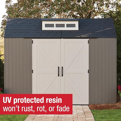 Extra Large Resin Outdoor Storage Shed With Floor