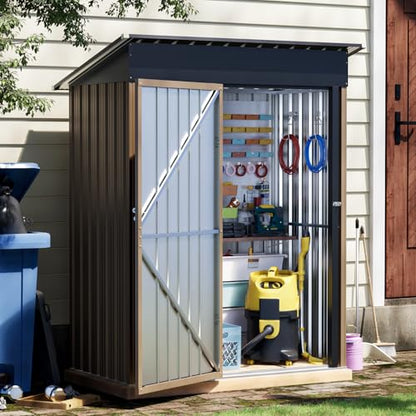 3 x 5 FT Metal Storage Shed for Backyard