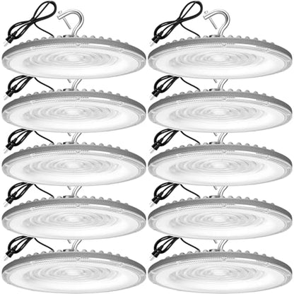 10 Pack 150W UFO Led High Bay Light 6000K Daylight (10 Count)