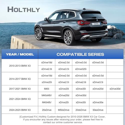 10 Layers SUV Car Cover Custom Fit for BMW X3