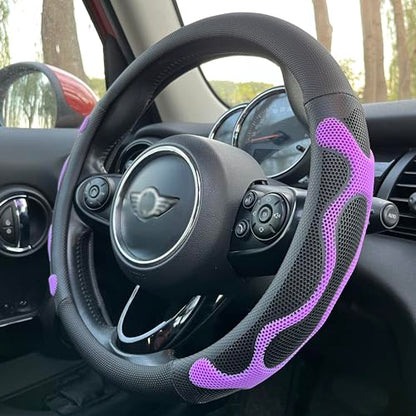 Large Size Comfy Grip Steering Wheel Cover 15.75 Inch