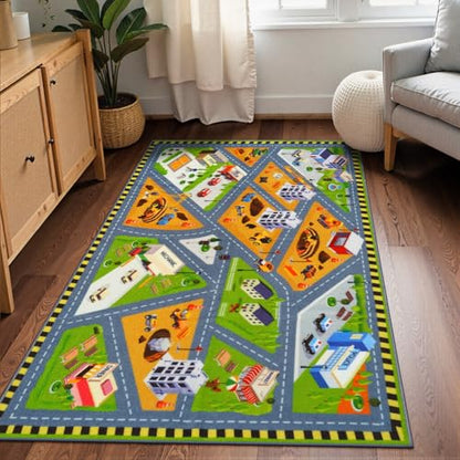 Kids Carpet Playmat Rug (14.87 Sq Ft)