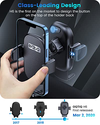 3-in-1 Car Phone Mount for Dashboard, Windshield & Air Vent – Strong Suction Cup Holder with Adjustable Arm & 360° Rotation – Universal Car Cell Phone Holder for iPhone & Android Smartphones