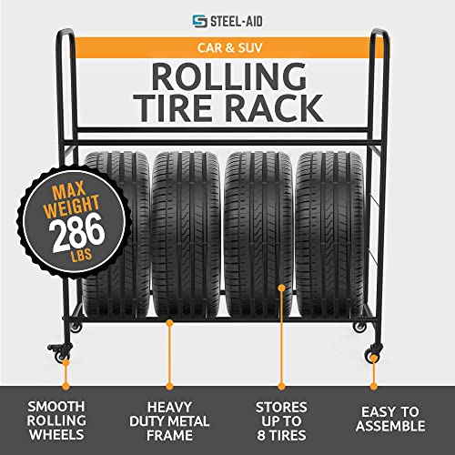 Rolling Tire Rack