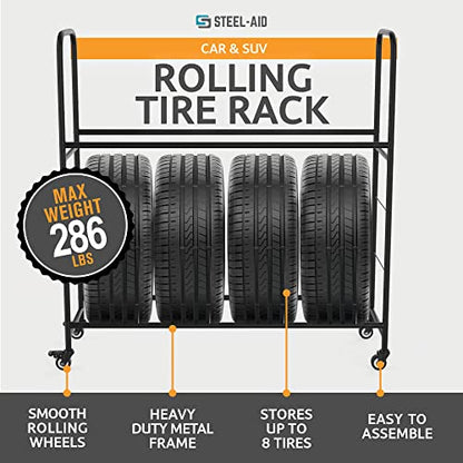 Rolling Tire Rack