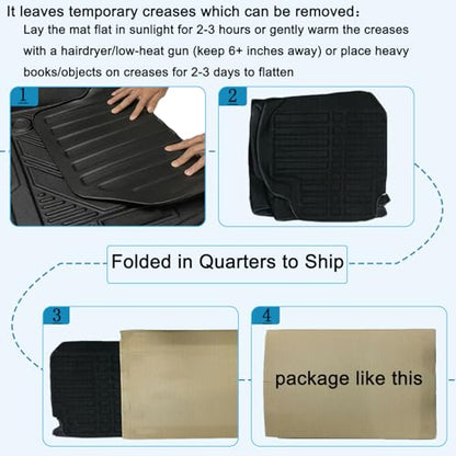 All Weather TPO Cargo Liner Trunk Mat Custom